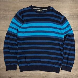 Boathouse Blue Striped Sweater